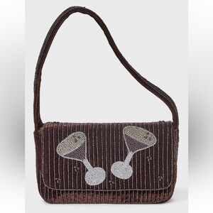 Espresso martini beaded bag
